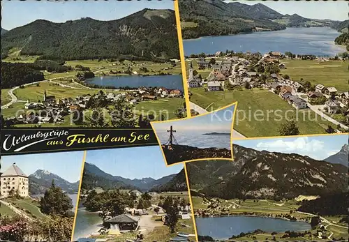 Fuschl See Salzkammergut Ferienort Badeort See Ortsansichten Kat. Fuschl am See
