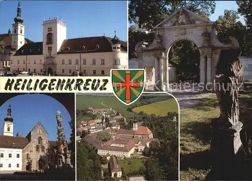 Heiligenkreuz Niederoesterreich Wienerwald Stiftskloster Luftbild Kat. Heiligenkreuz