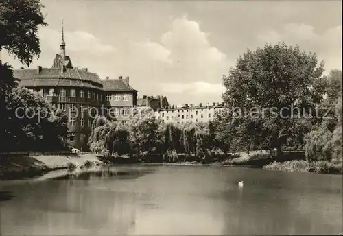 Berlin Weissensee Schwanenteich Kat. Berlin