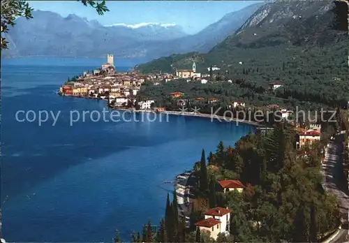 Malcesine Lago di Garda See Ortsansicht Kat. Malcesine