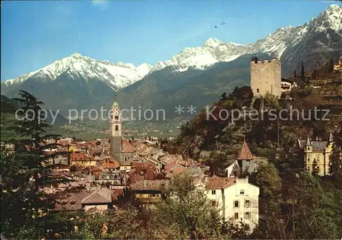 Merano Suedtirol Panorama Burggrafenamt Burg / Merano /Bozen