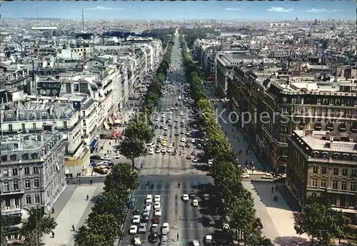 Paris Perspektive Champs Elysees  Kat. Paris