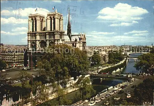 Paris Notre Dame Seine Kat. Paris