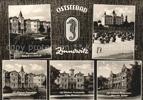 Zinnowitz Ostseebad Strasse Voelkerfreundschaft IG Wismut Ferienheime