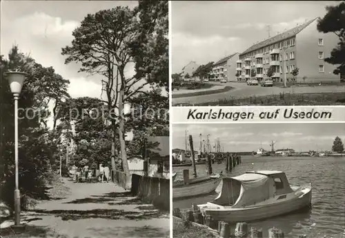 Karlshagen Usedom Weg zum Strand Fischereihafen Kat. Karlshagen Usedom