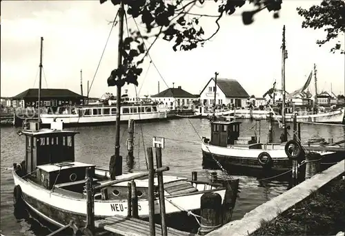 Neuendorf Hiddensee Hafen Kat. Insel Hiddensee