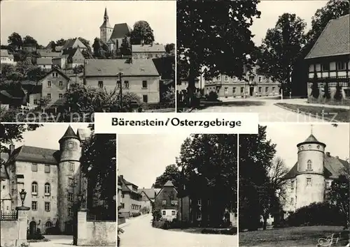 Baerenstein Altbezirk Dresden Schloss Kirche Ortsansicht