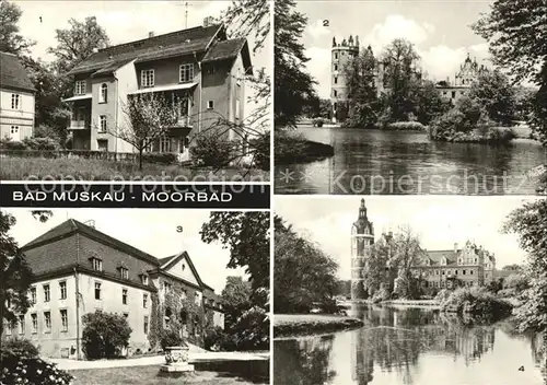 Bad Muskau Oberlausitz Schlossruine Moorbad Schloss Kat. Bad Muskau