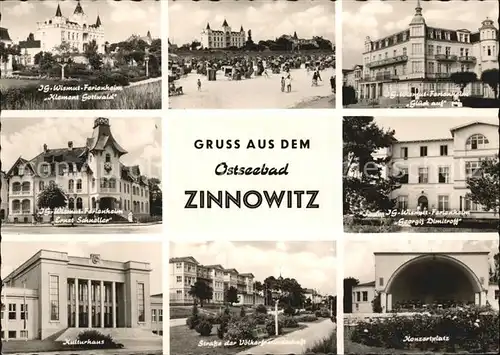 Zinnowitz Ostseebad IG Wismut Ferienheime Konzertplatz Kulturhaus