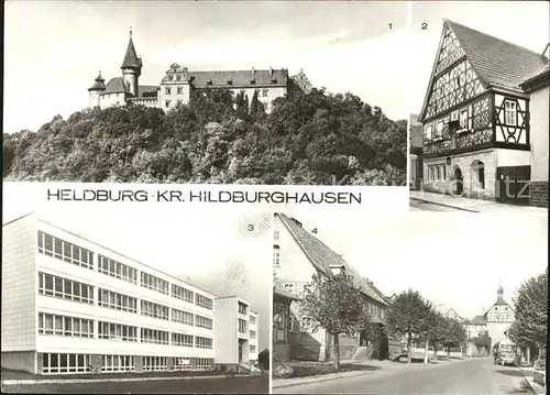 Hildburghausen Heldburg Veste Fachwerkhaus Rudi Arnstadt Oberschule Kat. Hildburghausen