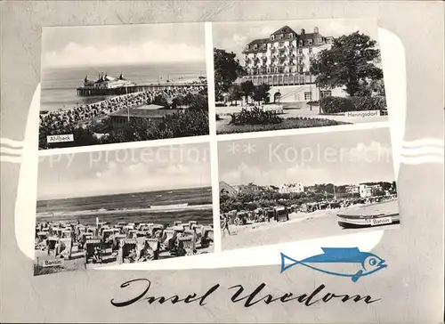 Usedom Ahlbeck Heringsdorf Bansin Kat. Usedom