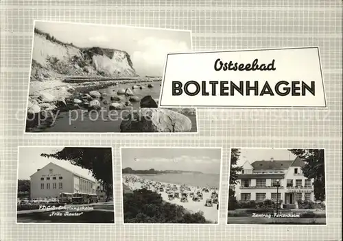 Boltenhagen Ostseebad FDGB Erholungsheime Strand Kat. Ostseebad Boltenhagen