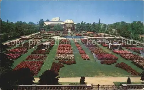 Los Angeles California Scene of the Rose Gardens County Museum of Natural History / Los Angeles /