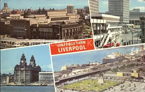 Liverpool Mersey Tunnel Entrance Landing Stage St Johns Precinct The Pier Head Kat. Liverpool