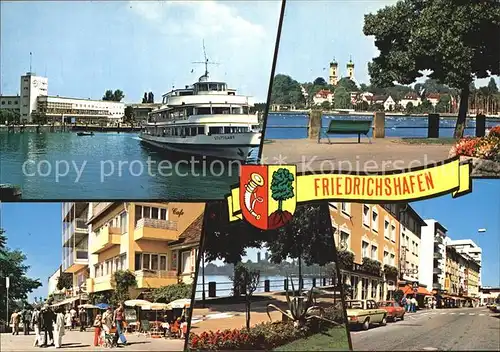 Friedrichshafen Bodensee Faehre Teilansichten Kat. Friedrichshafen