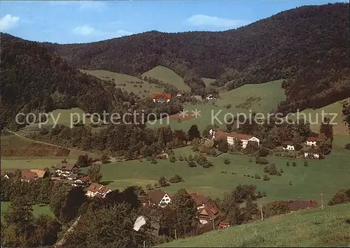 Glottertal Panorama Kat. Glottertal Schwarzwald