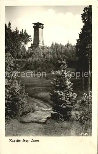 Schoenberg Vogtland Kapellenberg Turm Kat. Mehltheuer Vogtland