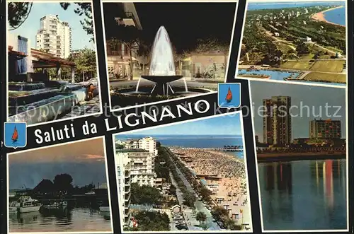 Lignano Strand Hafen Marina Uno Kat. Lignano