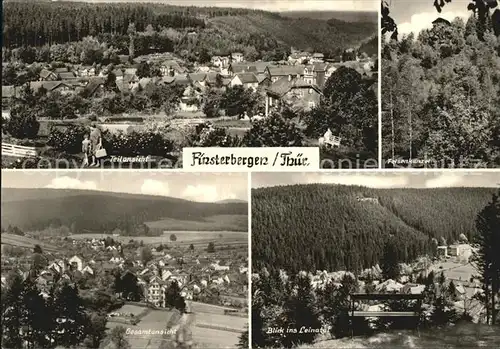 Finsterbergen Felsenkanzel Leinatal Kat. Finsterbergen Thueringer Wald