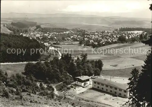 Frankenhain Thueringen Blick vom Eisenberg Kat. Frankenhain Thueringen