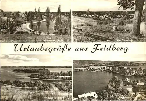 Feldberg Mecklenburg Seen Kat. Feldberger Seenlandschaft