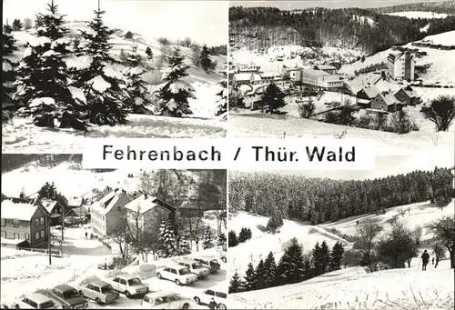 Fehrenbach Thueringer Wald Skigebiet Winter Kat. Masserberg