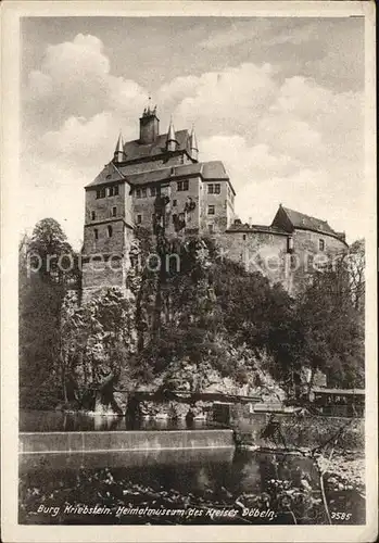 Doebeln Burg Kriebstein Heimatmuseum Kat. Doebeln