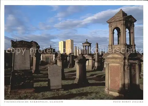 Glasgow Viktorianische Nekropolis Friedhof Kat. Glasgow City