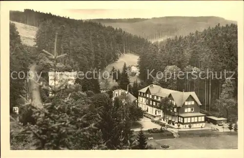 Friedrichroda Blick zum kuehlen Tal  Kat. Friedrichroda