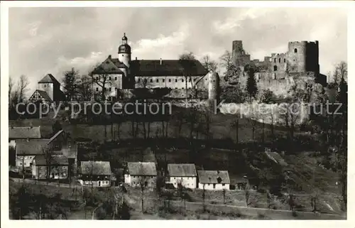 Frauenstein Sachsen Burgruine  Kat. Frauenstein Sachsen