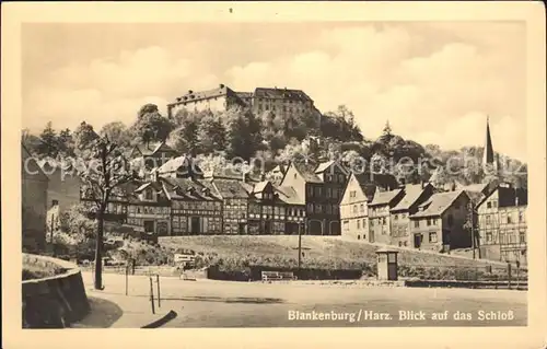 Blankenburg Harz Schloss  Kat. Blankenburg