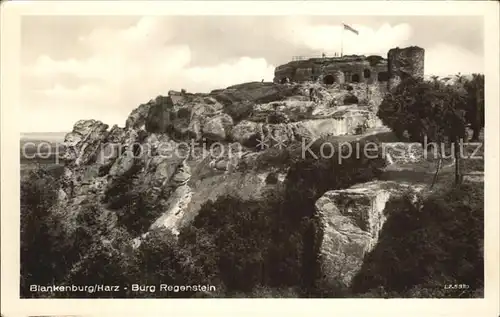 Blankenburg Harz Burg Regenstein  Kat. Blankenburg