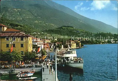 Malcesine Lago di Garda Hafen  Kat. Malcesine