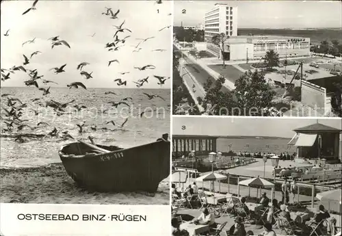 Binz Ruegen Strand Erholungsheime Arkona und Ruegen Kurhaus Konzertpavillon Kat. Binz