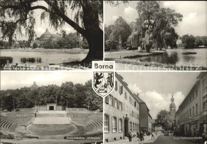 Borna Leipzig Breiter Teich Kat. Borna Nr. kf11673 oldthing