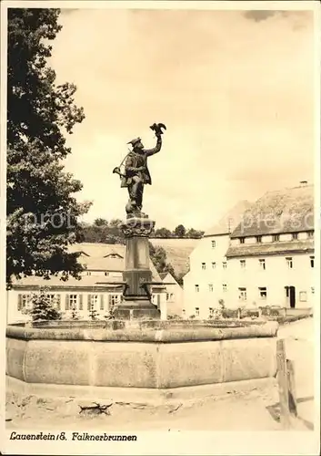 Lauenstein Erzgebirge Falknerbrunnen Kat. Geising