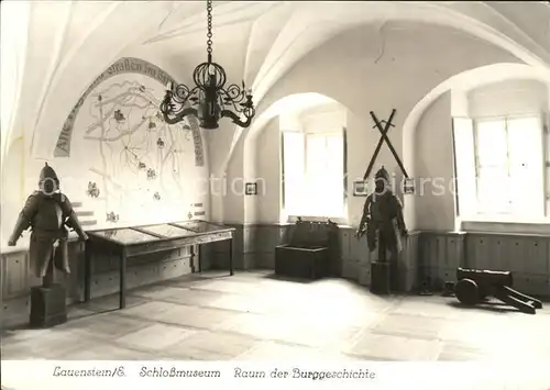 Lauenstein Erzgebirge Schlossmuseum Raum der Burggeschichte Kat. Geising