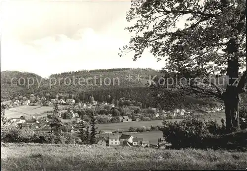 Cabarz mit Datenberg Kat. Tabarz Thueringer Wald