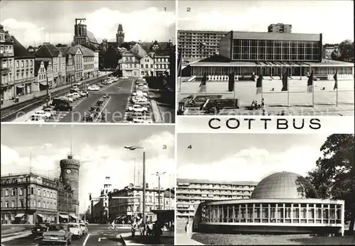 Cottbus Altmarkt Stadthalle Planetarium Kat. Cottbus