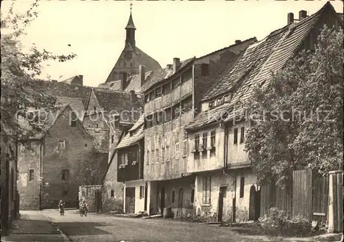 Freiberg Sachsen alte Gerberhaeuser am Muehlgraben Kat. Freiberg