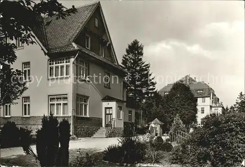 Friedrichsbrunn Harz Sanatorium Ernst Thaelmann Kat. Friedrichsbrunn