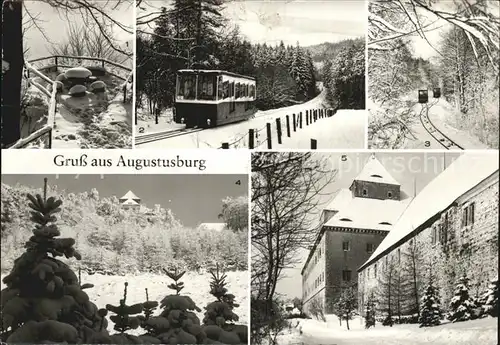 Augustusburg Kunnerstein Drahtseilbahn Schloss Kat. Augustusburg