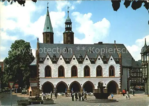 Goslar Rathaus und Marktkirche Kat. Goslar