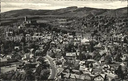 Koenigstein Taunus Panorama mit Schloss Kat. Koenigstein im Taunus