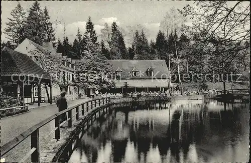 Leopoldstal Lippe Hotel Waldgasthaus Silbermuehle Kat. Horn Bad Meinberg