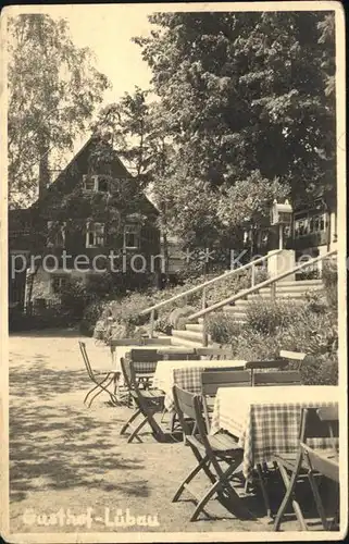 Luebau Gasthof Luebau Kat. Rabenau Sachsen