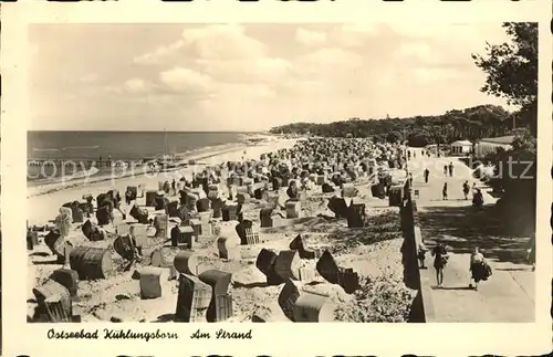 Kuehlungsborn Ostseebad Strand Promenade Kat. Kuehlungsborn