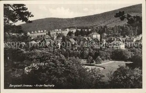 Ilmenau Thueringen An der Festhalle Teilansicht Kat. Ilmenau