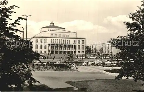 Leipzig Opernhaus am Karl Marx Platz Kat. Leipzig