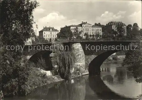 Zschopau Bruecke Polytechn Oberschule Kat. Zschopau